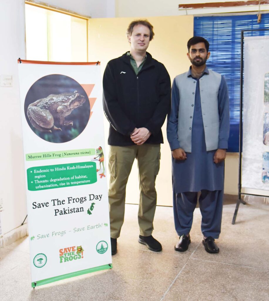 Pakistan Save The Frogs Day 2024 Punjab PMAS Arid University Ahmed Junaid Collection Seminar Day